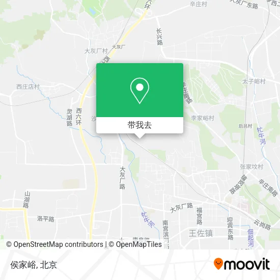 侯家峪地图