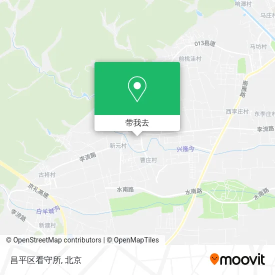 昌平区看守所地图