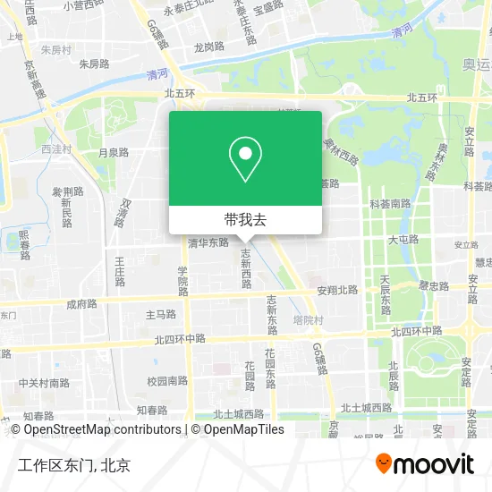 工作区东门地图