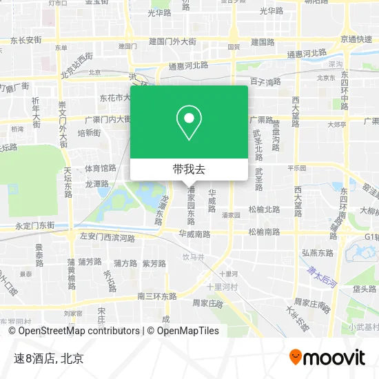 速8酒店地图