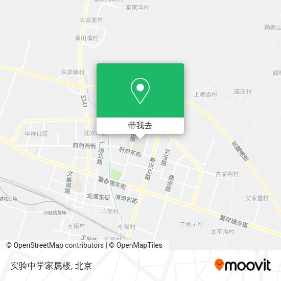 实验中学家属楼地图