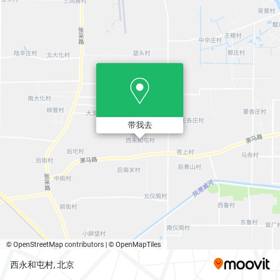 西永和屯村地图