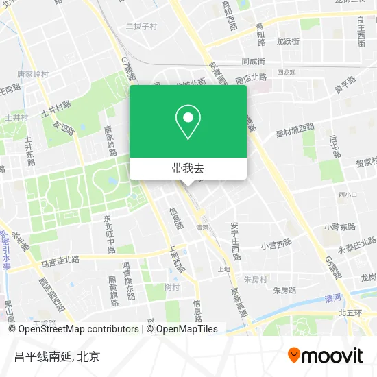 昌平线南延地图