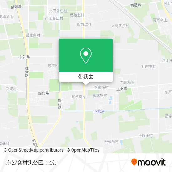 东沙窝村头公园地图