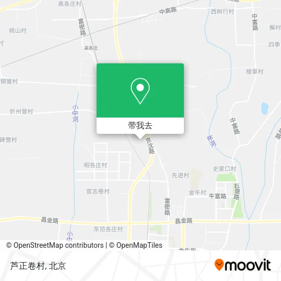 芦正卷村地图
