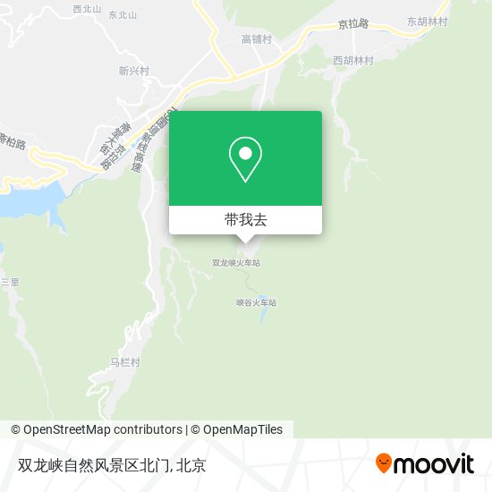 双龙峡自然风景区北门地图