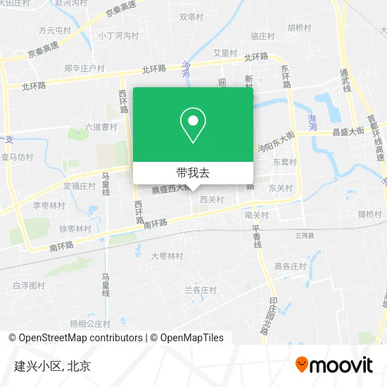 建兴小区地图