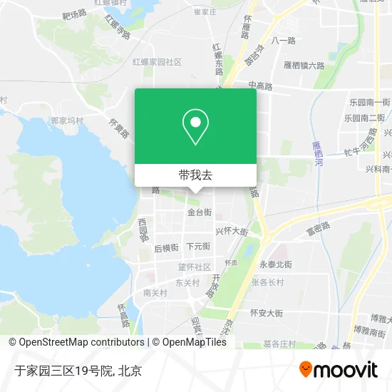 于家园三区19号院地图