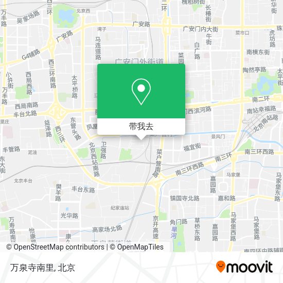 万泉寺南里地图