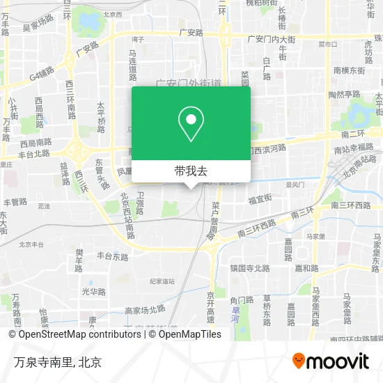 万泉寺南里地图