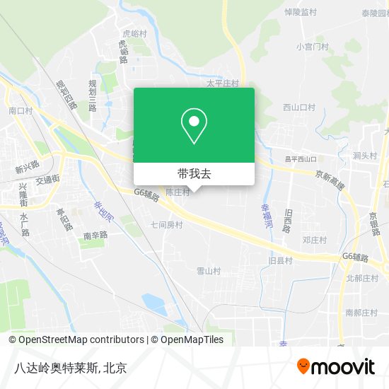 八达岭奥特莱斯地图