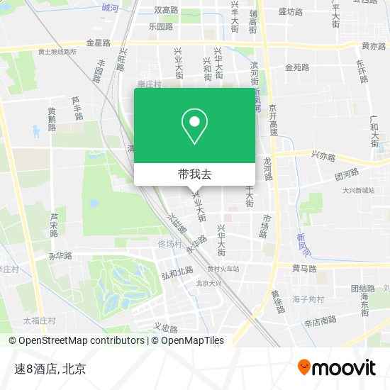速8酒店地图
