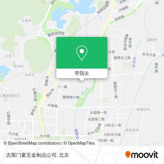 吉斯门窗五金制品公司地图