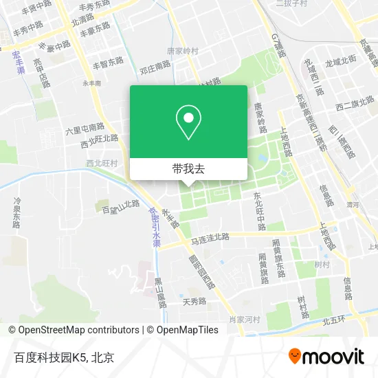 百度科技园K5地图