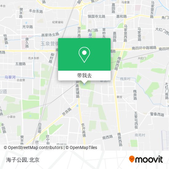 海子公园地图