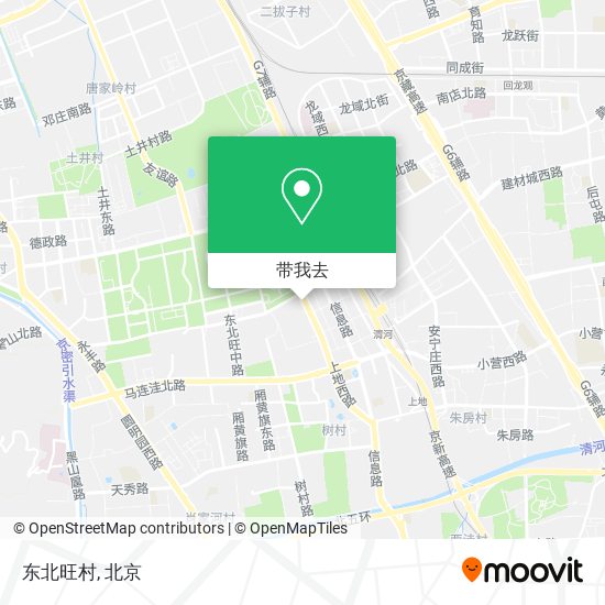 东北旺村地图