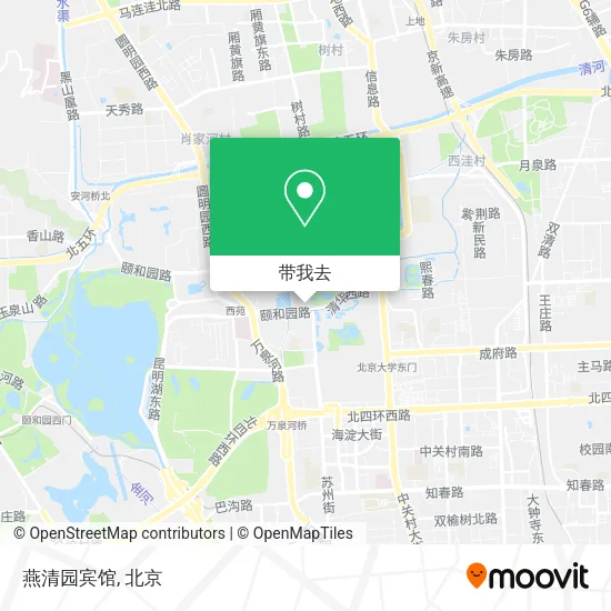 燕清园宾馆地图
