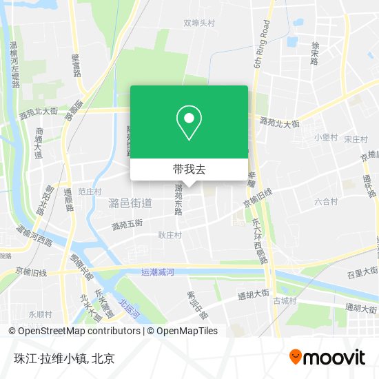 珠江·拉维小镇地图