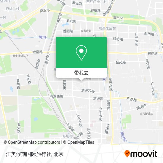 汇美假期国际旅行社地图