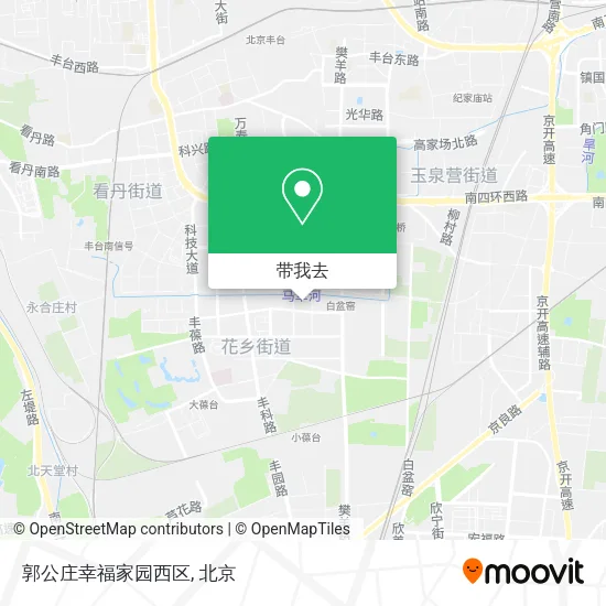 郭公庄幸福家园西区地图