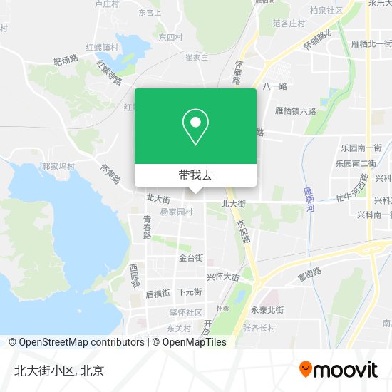 北大街小区地图
