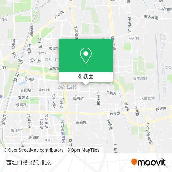 西红门派出所地图