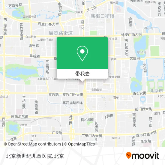北京新世纪儿童医院地图