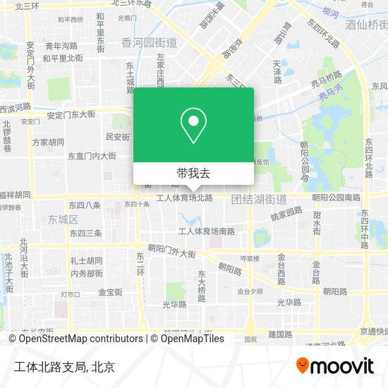 工体北路支局地图