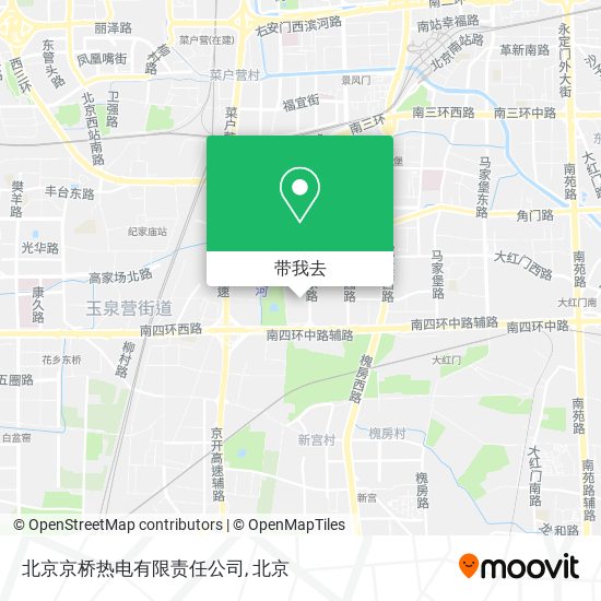 北京京桥热电有限责任公司地图
