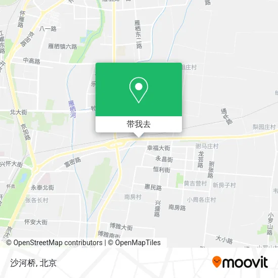 沙河桥地图