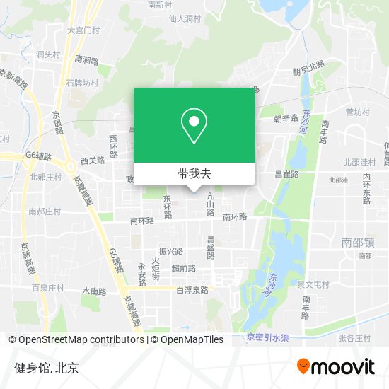 健身馆地图