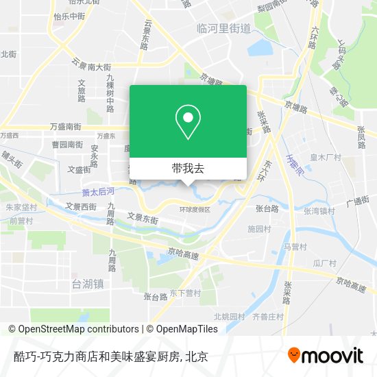 酷巧-巧克力商店和美味盛宴厨房地图