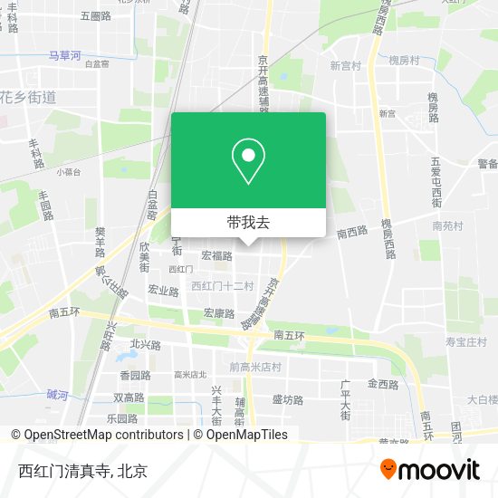 西红门清真寺地图