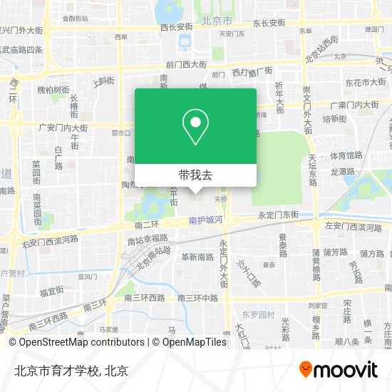 北京市育才学校地图
