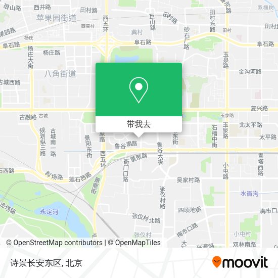 诗景长安东区地图
