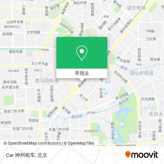 Car 神州租车地图