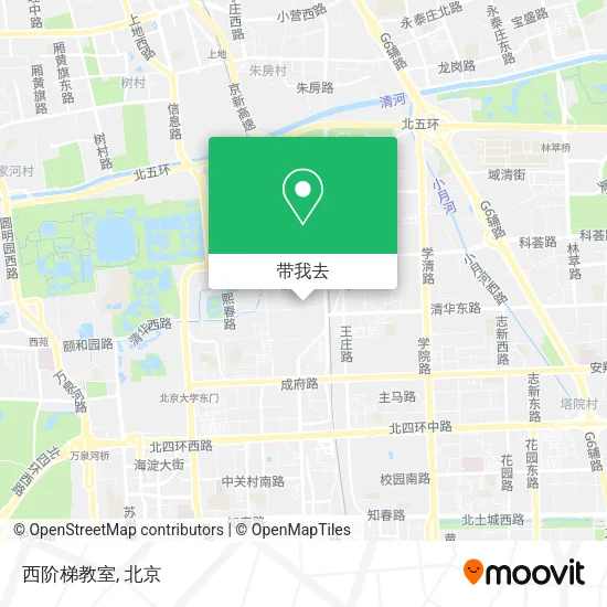 西阶梯教室地图