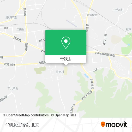 军训女生宿舍地图