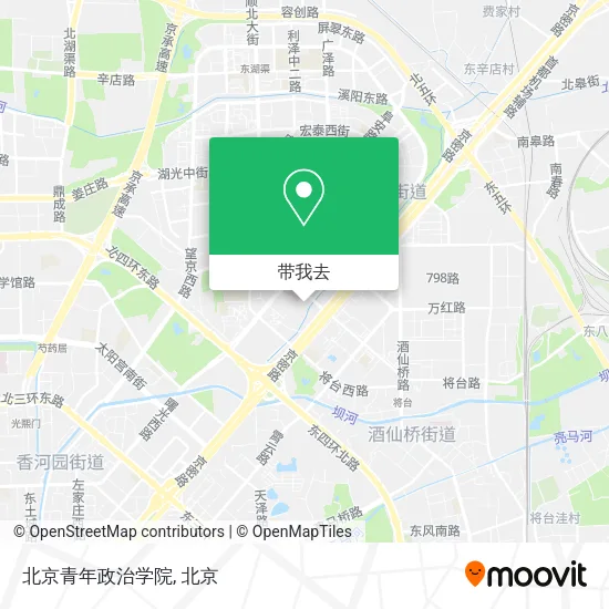 北京青年政治学院地图