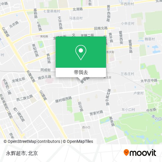 永辉超市地图