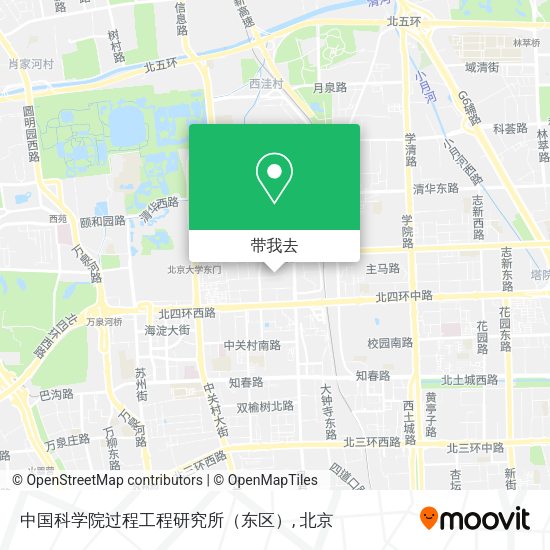 中国科学院过程工程研究所（东区）地图