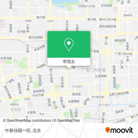 中新佳园一区地图