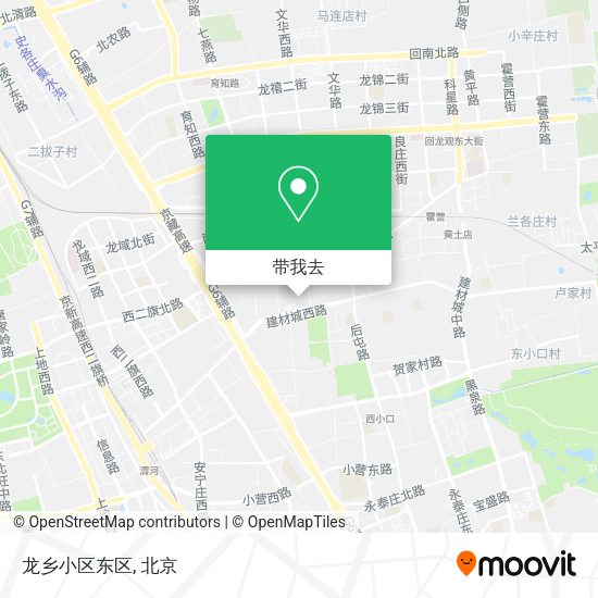 龙乡小区东区地图