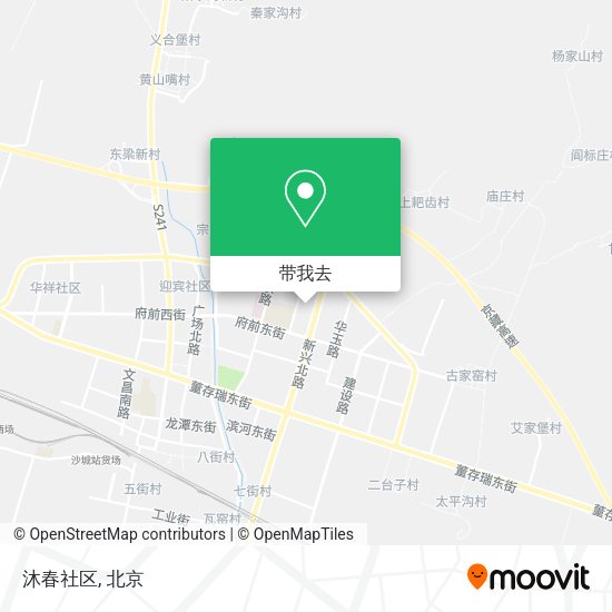 沐春社区地图