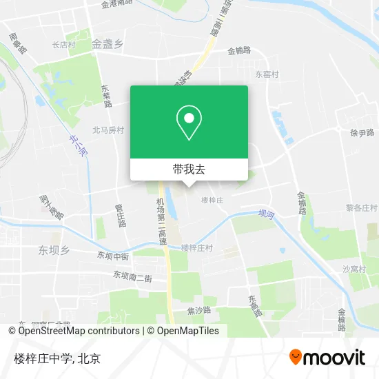 楼梓庄中学地图