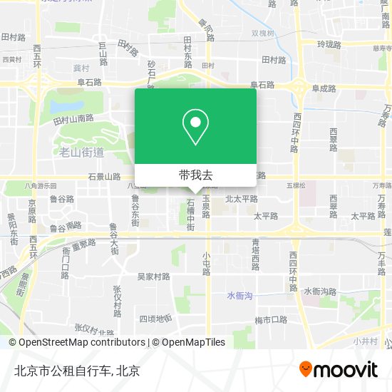 北京市公租自行车地图