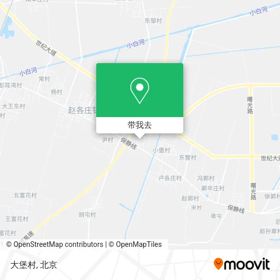 大堡村地图