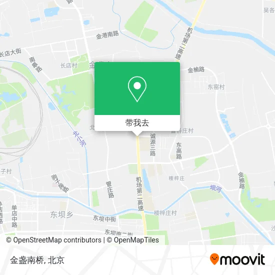 金盏南桥地图