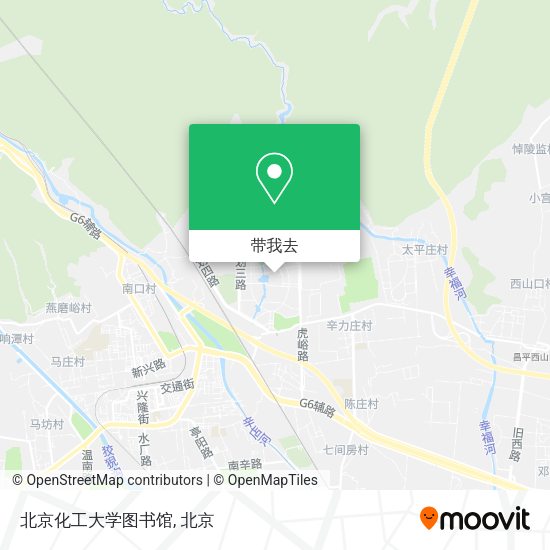 北京化工大学图书馆地图