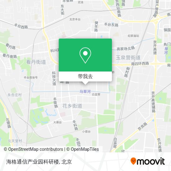 海格通信产业园科研楼地图